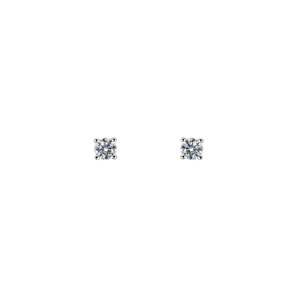 Náušnice s diamantom Essential Shine