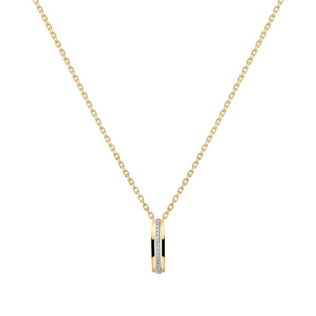Přívěsok s diamantmi Elegant Line