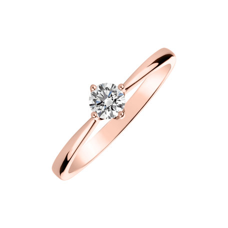 Prsteň s diamantom Love Glow