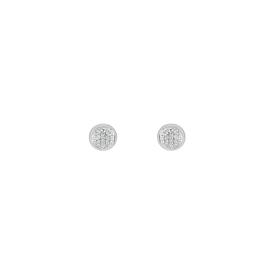 Náušnice s diamantmi Charming Dots