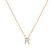 Náhrdelník s diamantmi Glittering Letter R2