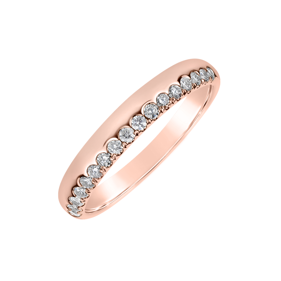 Prsteň s diamantmi Unique Love