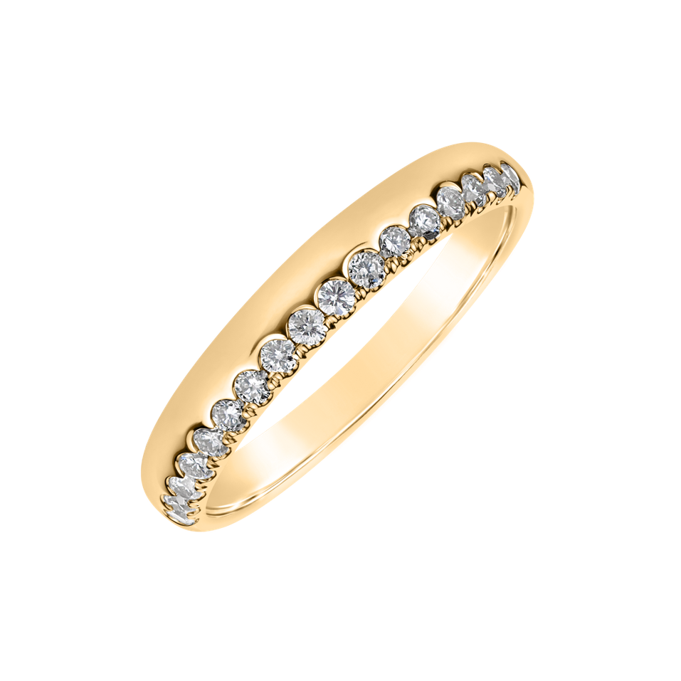 Prsteň s diamantmi Unique Love