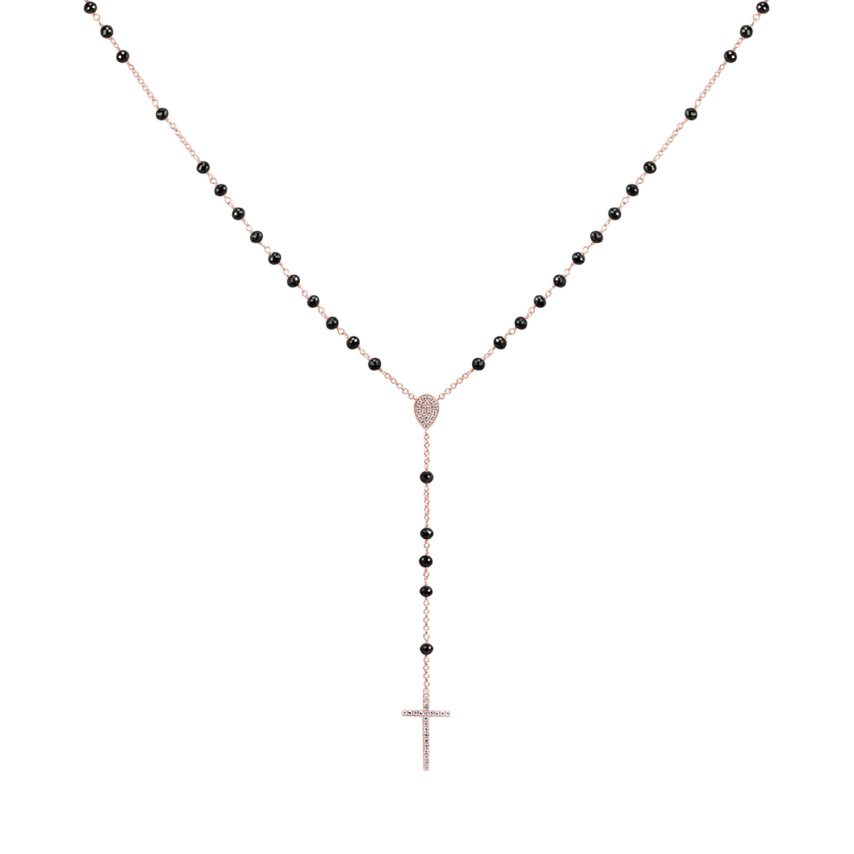 Náhrdelník s diamantmi Elegant Cross