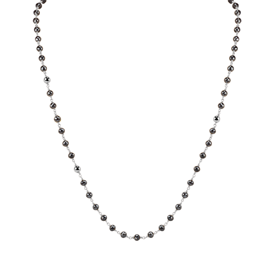 Náhrdelník s čiernymi diamantmi Darkness Sorrow
