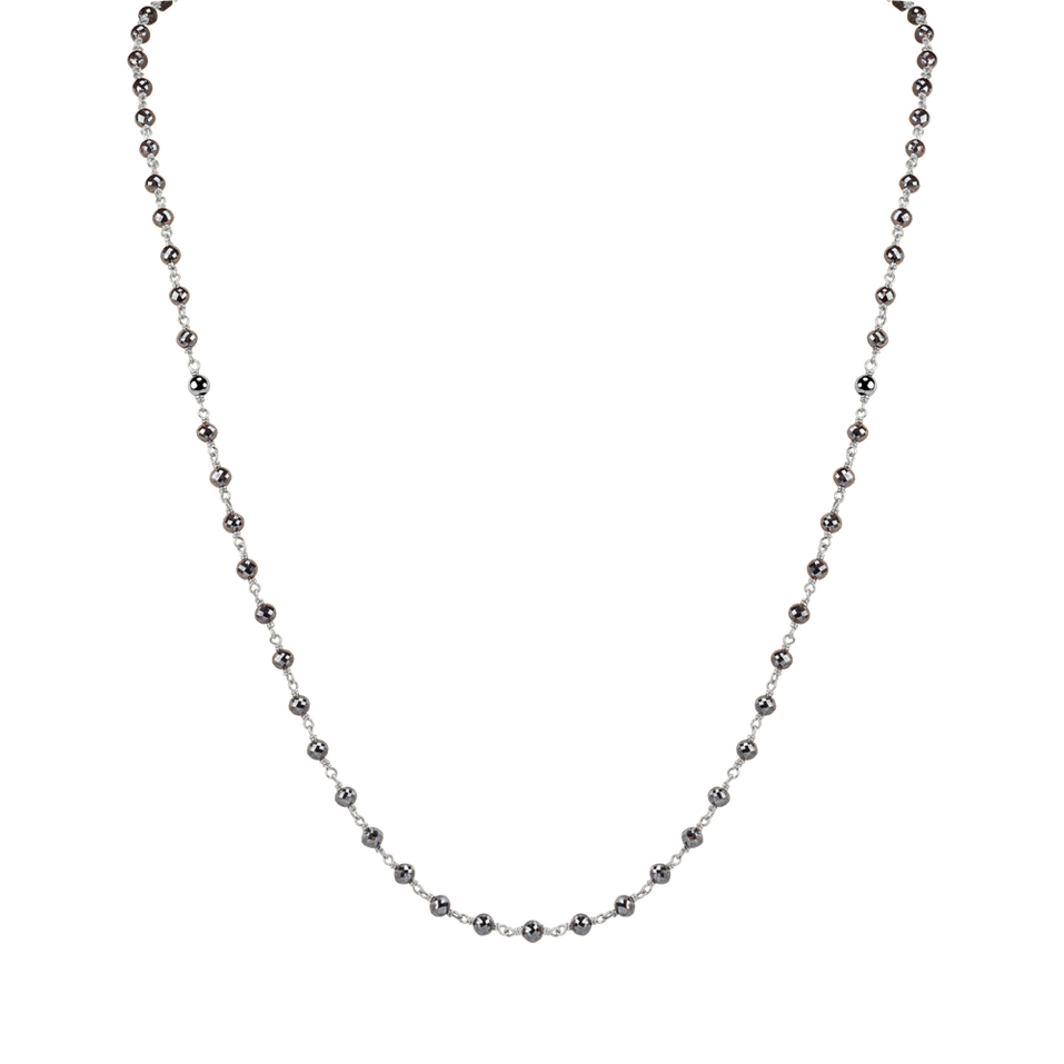 Náhrdelník s čiernymi diamantmi Darkness Sorrow