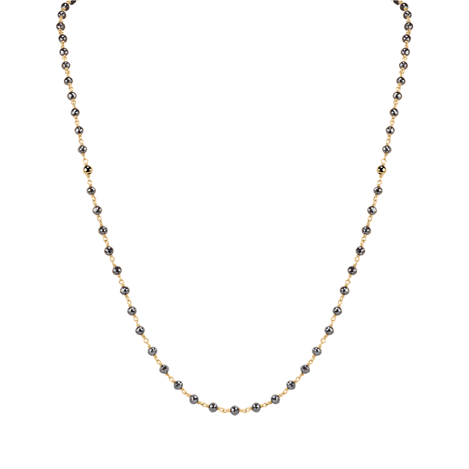 Náhrdelník s čiernymi diamantmi Darkness Sorrow