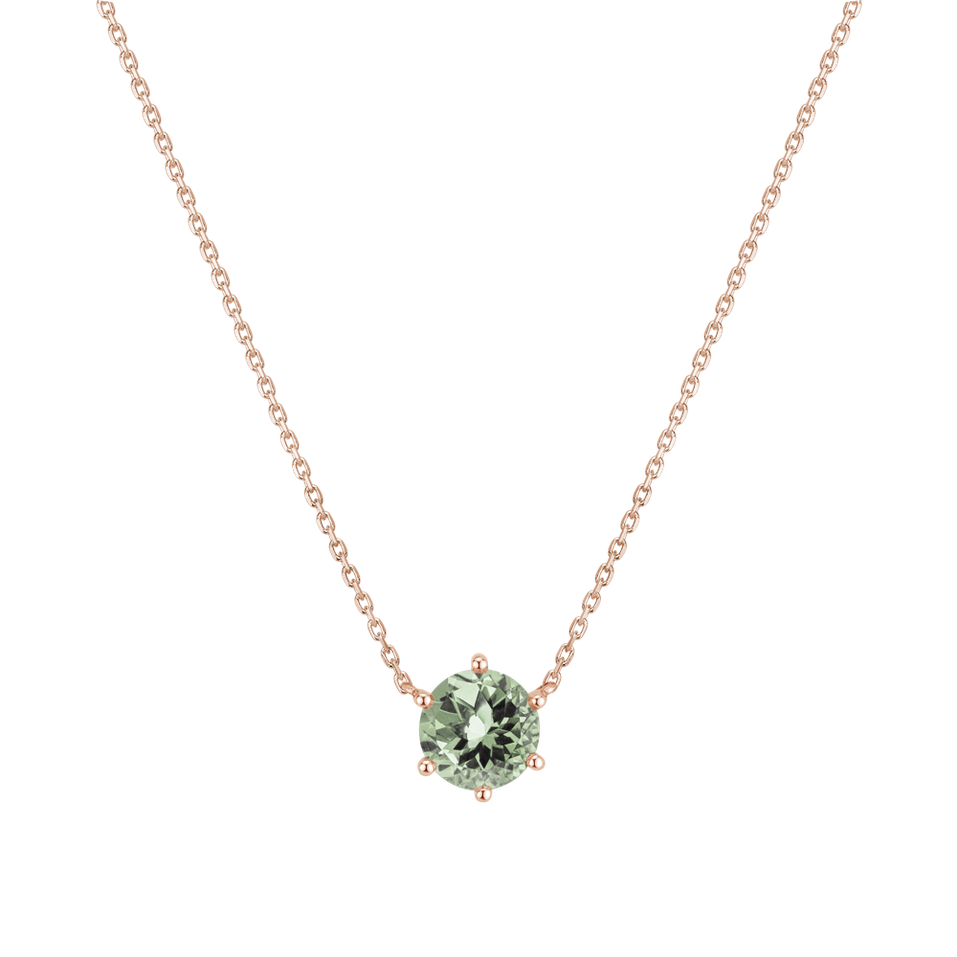 Náhrdelník s ametystom Essential Drop