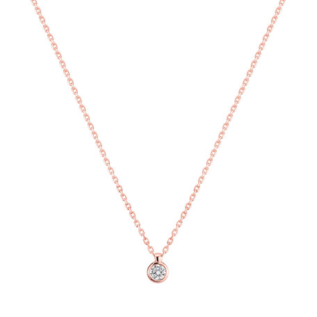 Náhrdelník s diamantom Eye Sparkle
