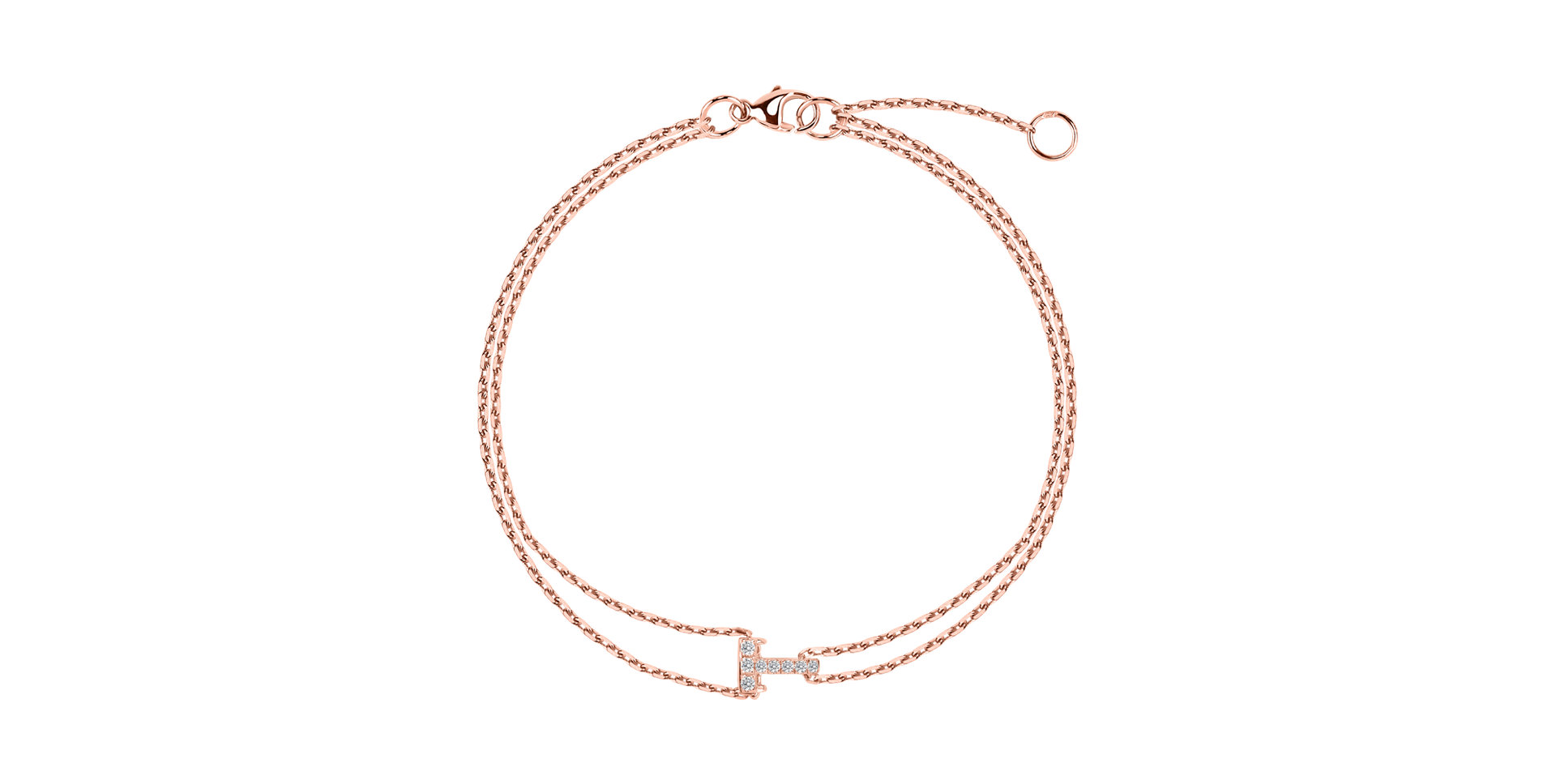 Náramok s diamantmi Magic Letter