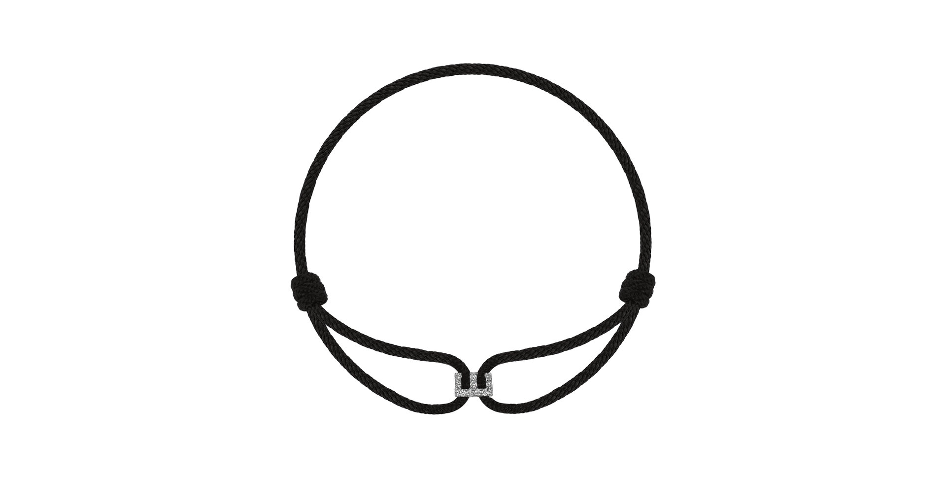 Náramok 14kt biele zlato s diamantom Náhrdelník s briliantmi Waterfall Heaven