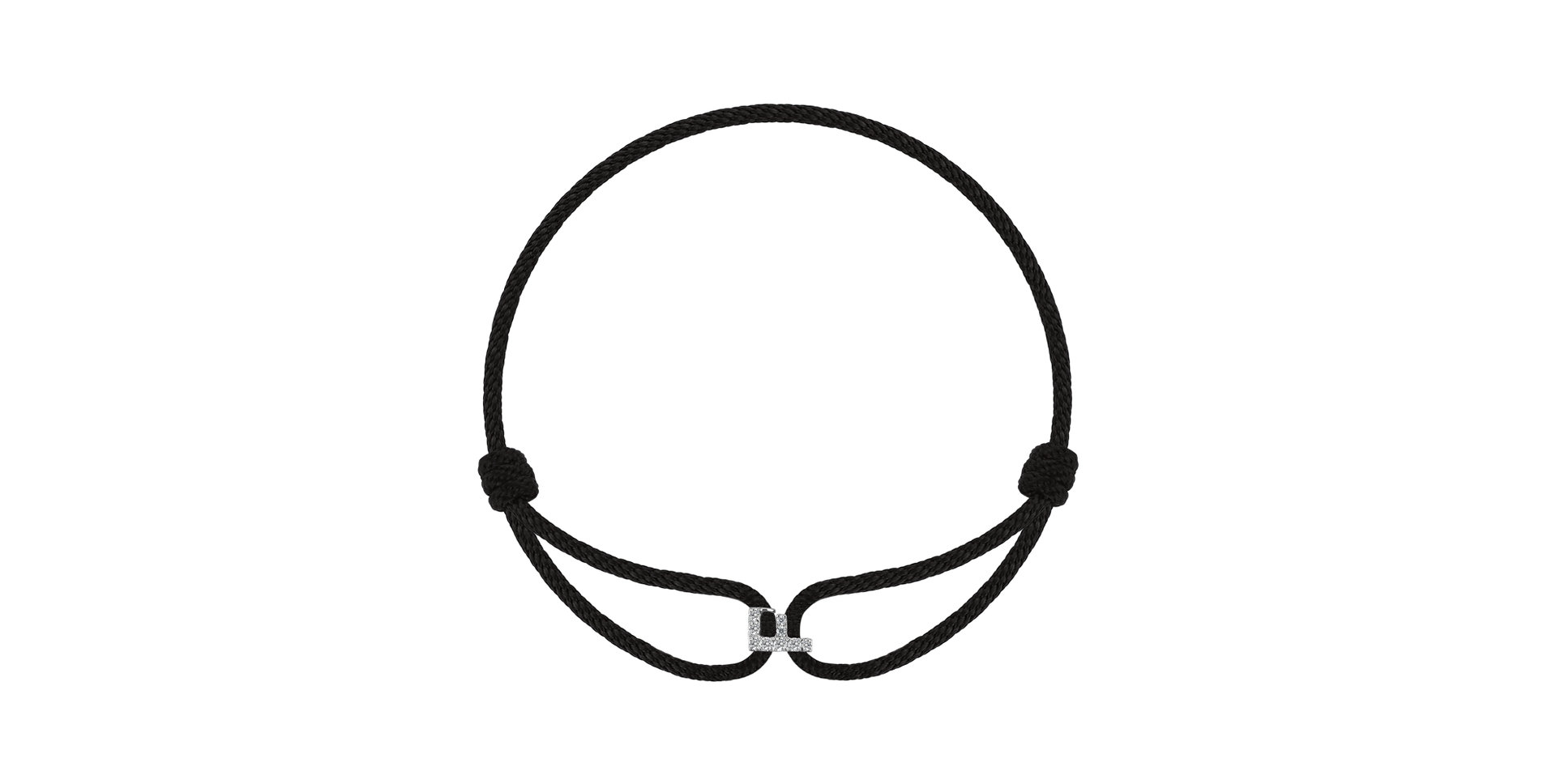 Náramok s diamantmi Alphabet Delight