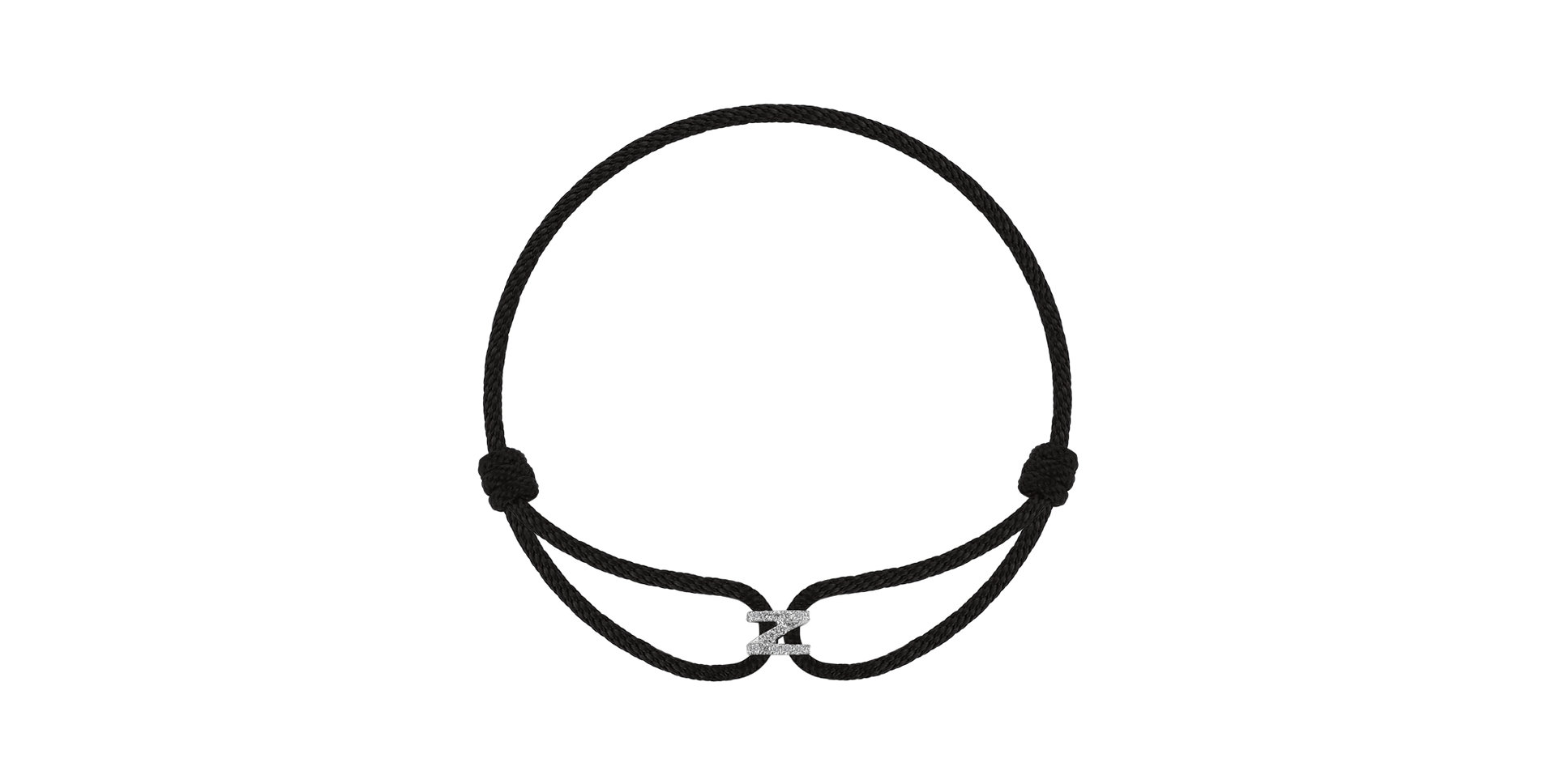 Náramok s diamantmi Alphabet Delight