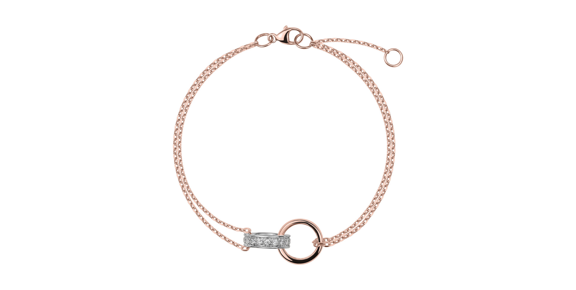 Náramok s diamantmi Harmonic Bond