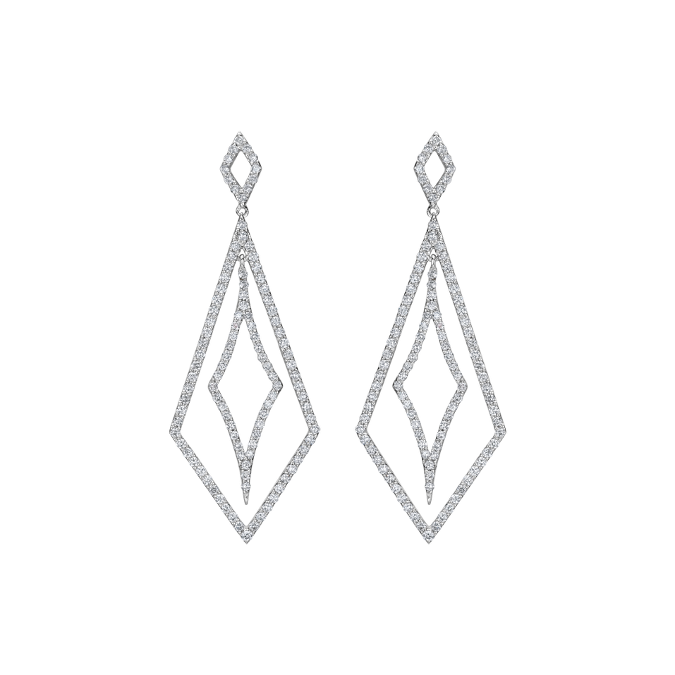 Náušnice s diamantmi Star Way