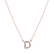Náhrdelník s diamantmi Shiny Alphabet1