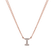 Náhrdelník 14kt ružové zlato s diamantom Náhrdelník s briliantom Luxury Clam2