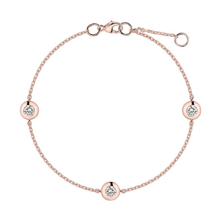 Náramok s diamantmi Sparkling Dot