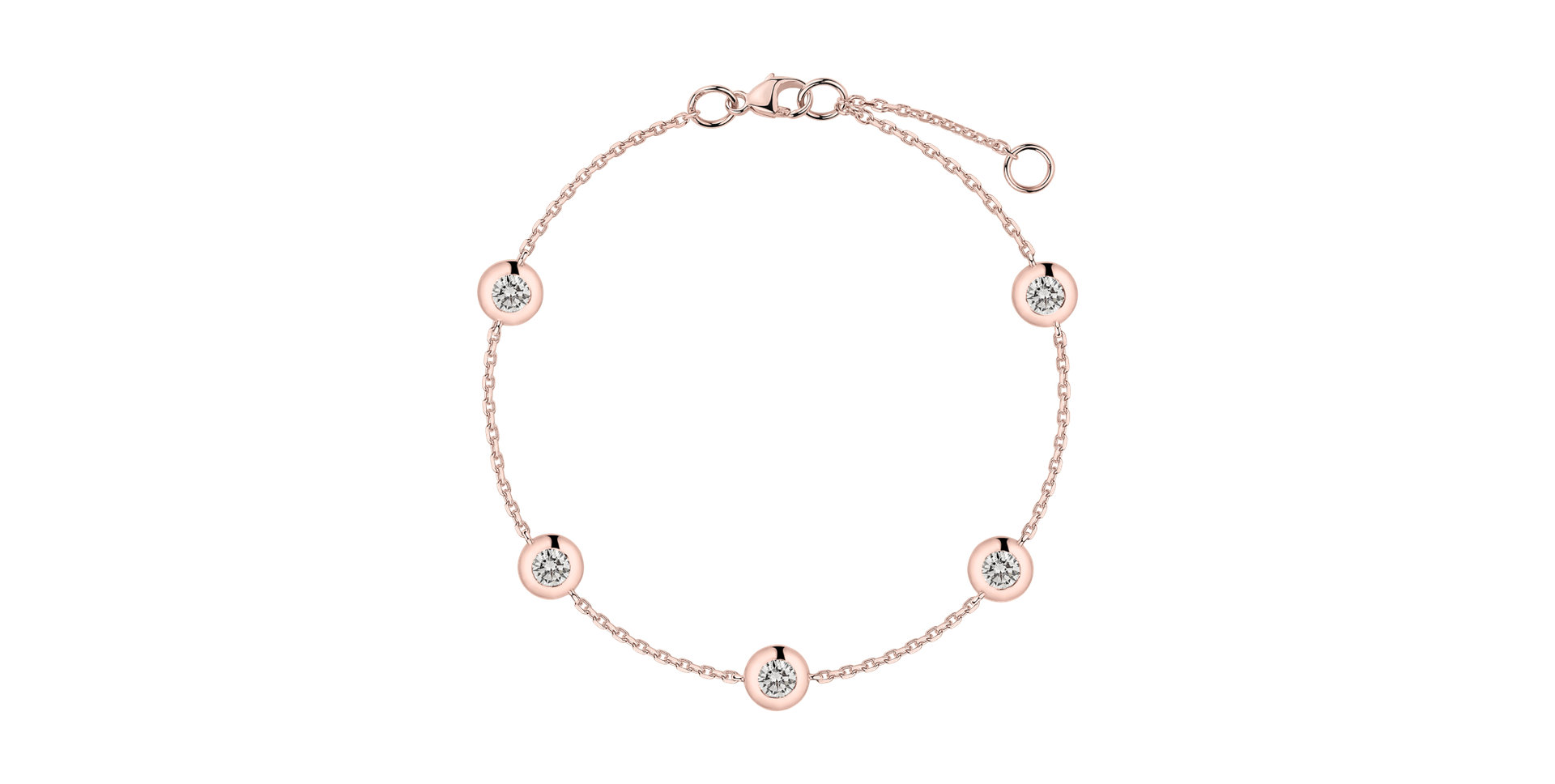 Náramok s diamantmi Sparkling Dot