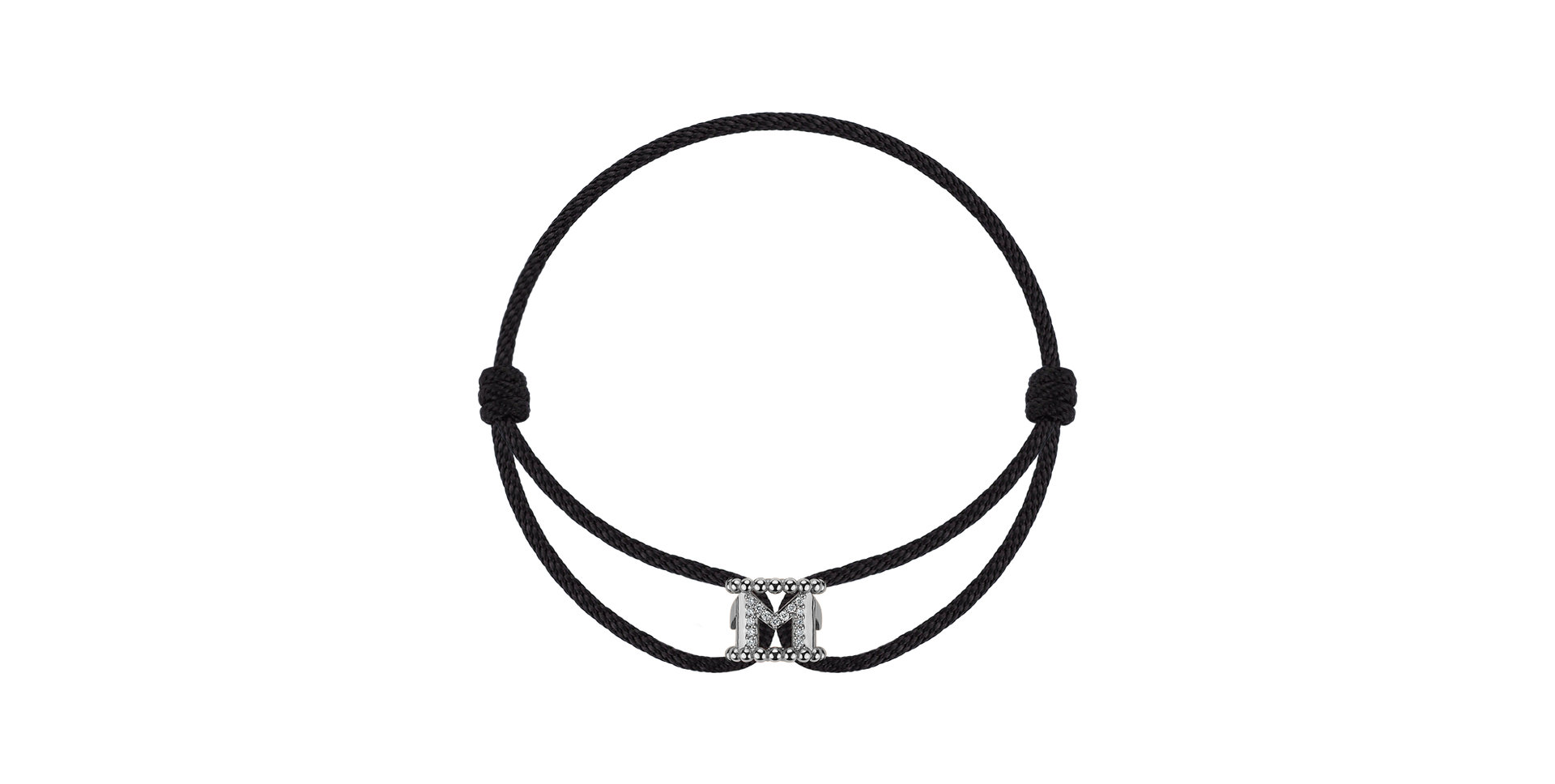 Náramok s diamantmi Magnificent Letter