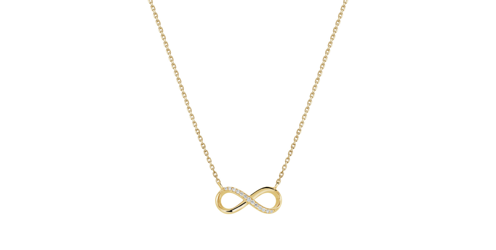 Náhrdelník s diamantmi Forever and Ever
