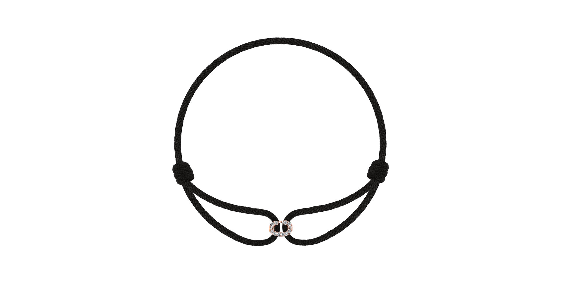 Náramok s diamantmi Alphabet Delight