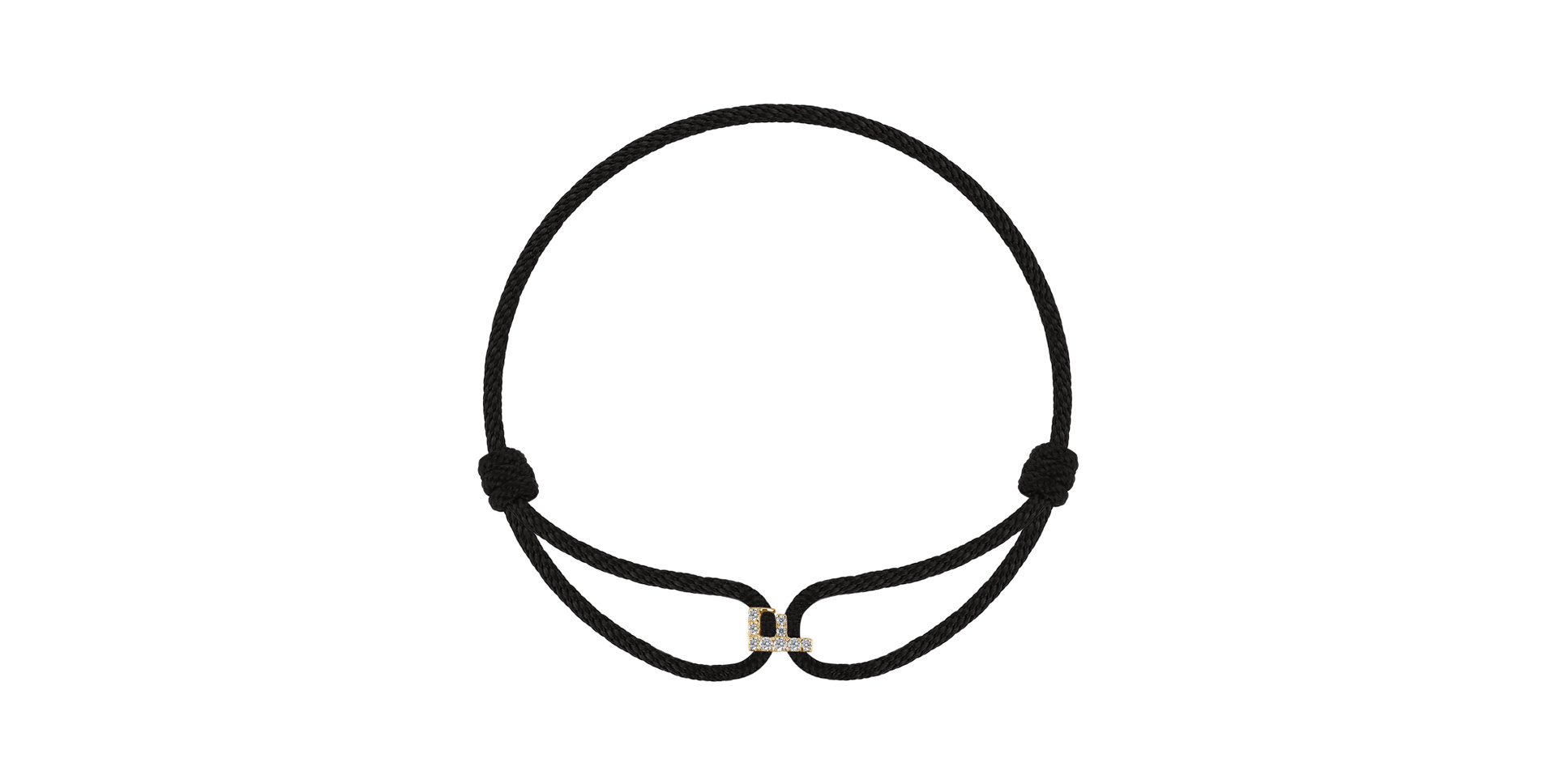 Náramok s diamantmi Alphabet Delight