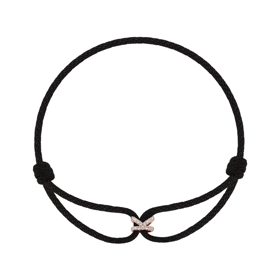 Náramok s diamantmi Alphabet Delight