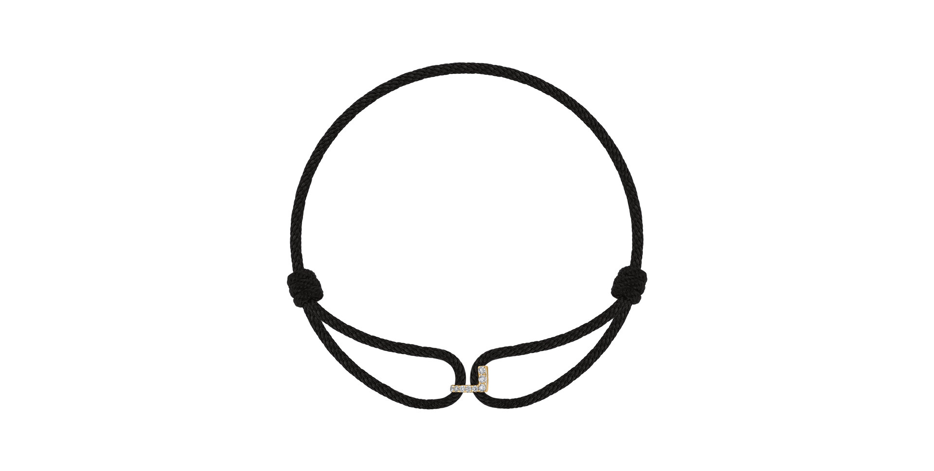 Náramok s diamantmi Alphabeth Delight