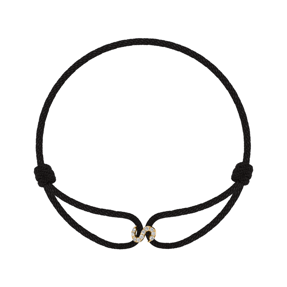 Náramok s diamantmi Alphabet Delight