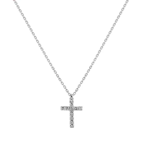 Náhrdelník s diamantmi Radiant Faith