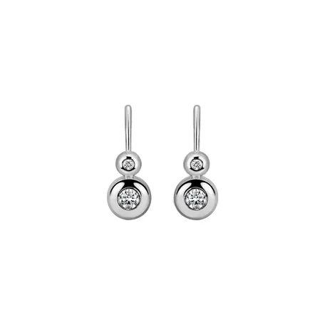 Náušnice s diamantmi Dotted Luxury