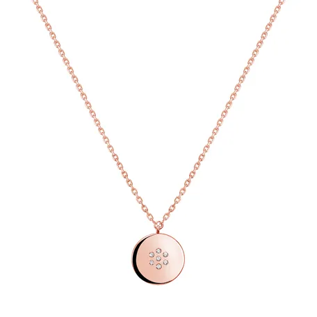 Náhrdelník s diamantmi Simple Charm