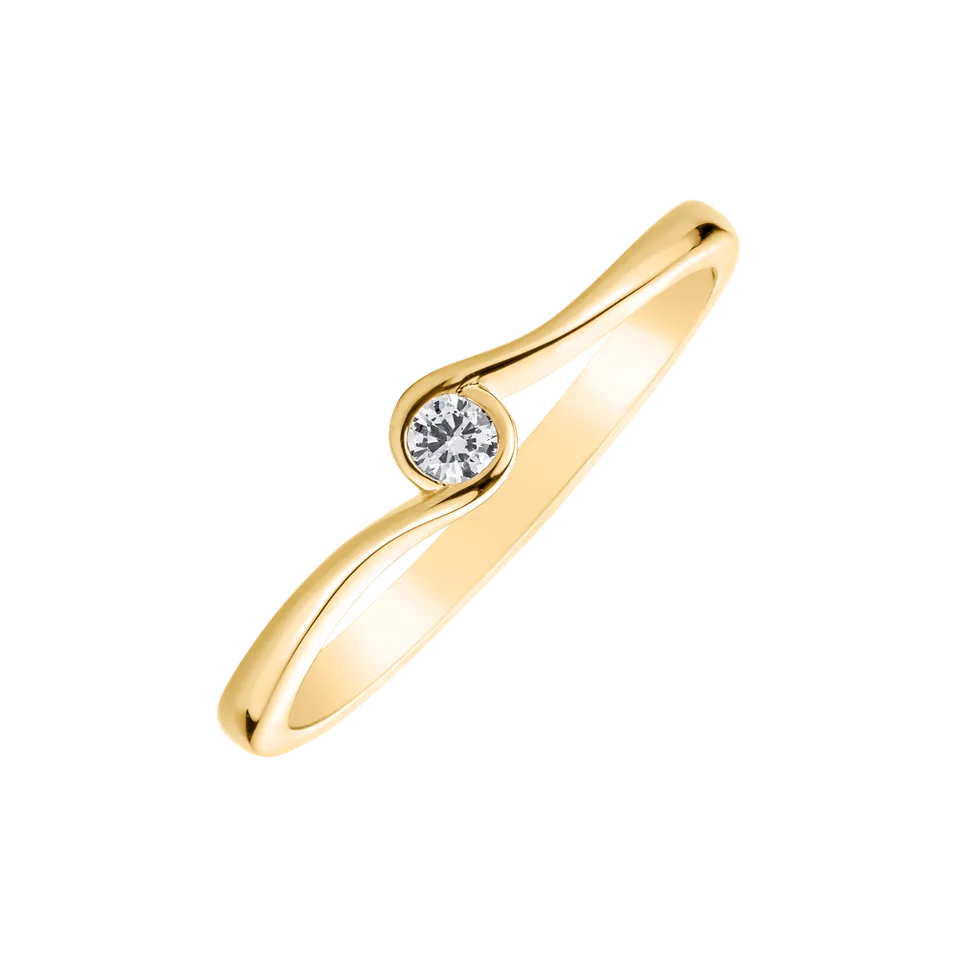Prsteň s diamantom Adorable Joy