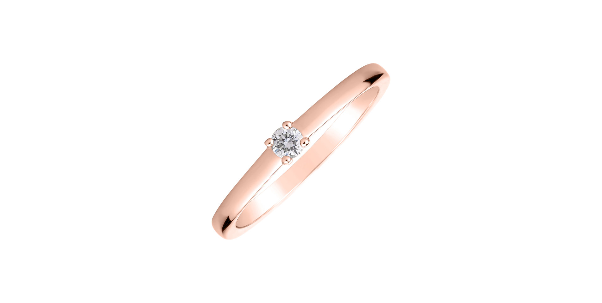 Prsteň s diamantom Spark of Love