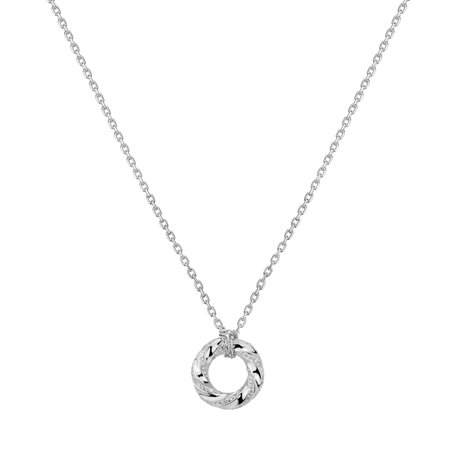 Náhrdelník s diamantmi Shining Circle