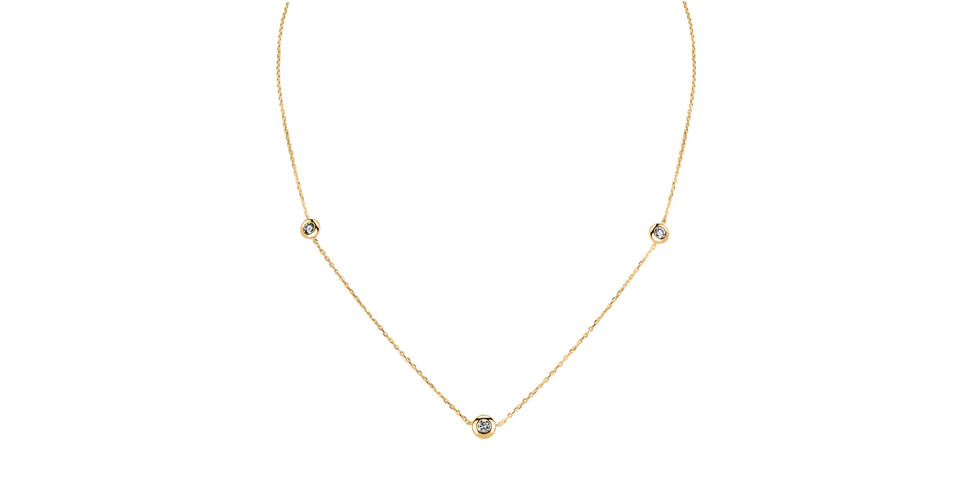 Náhrdelník s diamantmi Atervi