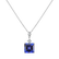 Náhrdelník s tanzanitom a diamantmi Blue Illusion2