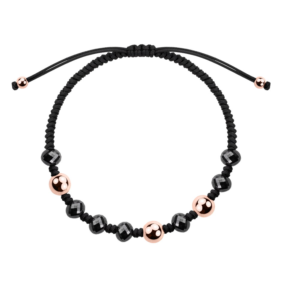 Náramok s čiernymi diamantmi Caligo