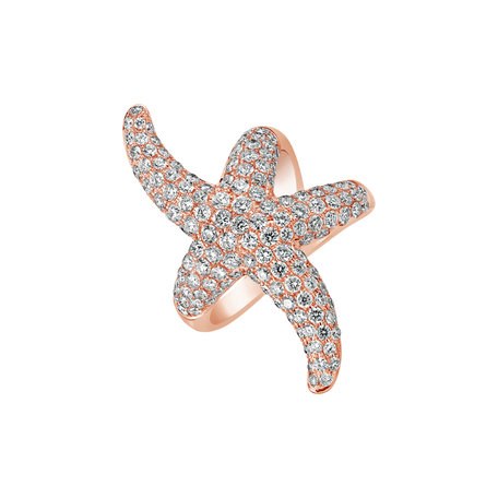 Prsteň s diamantmi Mermaid's Star