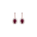 Náušnice s diamantmi a rubínom Princess Sparkle2