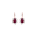Náušnice s diamantmi a rubínom Princess Sparkle2