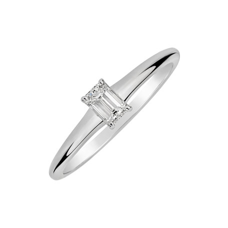 Prsteň s diamantom Gentle Delight