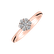 Prsteň s diamantmi Shiny Flower2