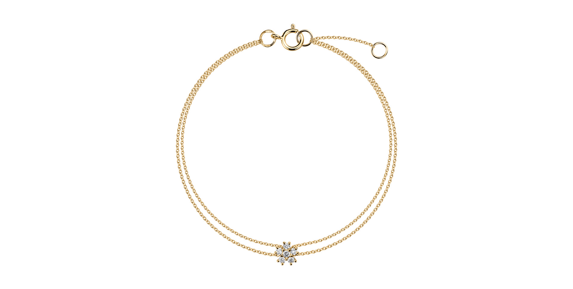 Náramok s diamantmi Charming Allure