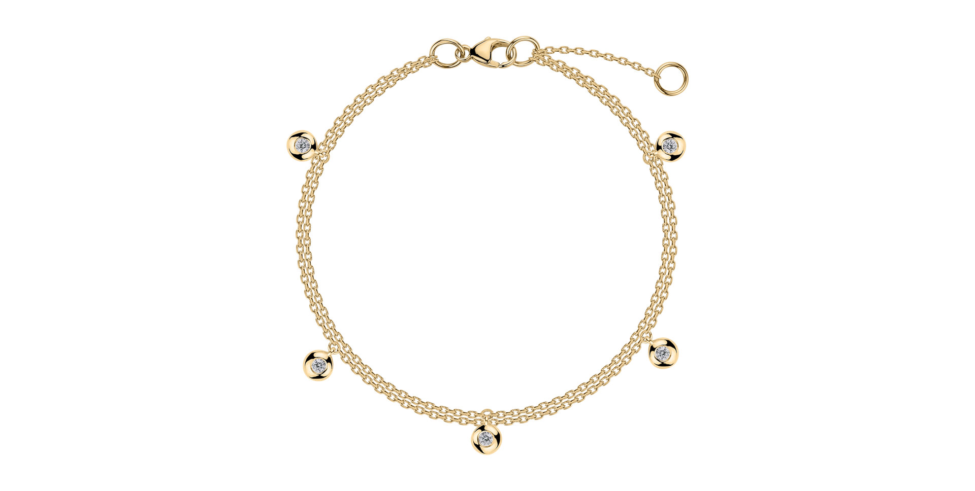 Náramok s diamantmi Delouise