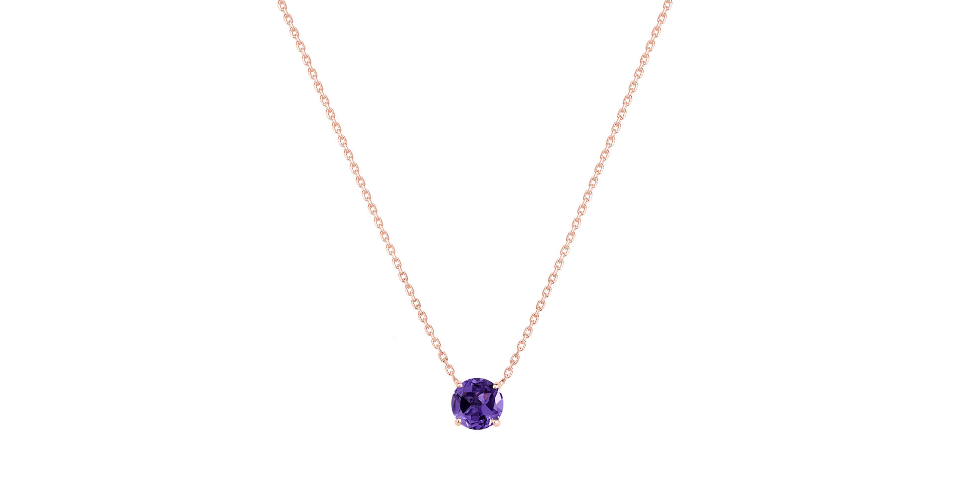 Náhrdelník s ametystom Nauticalia