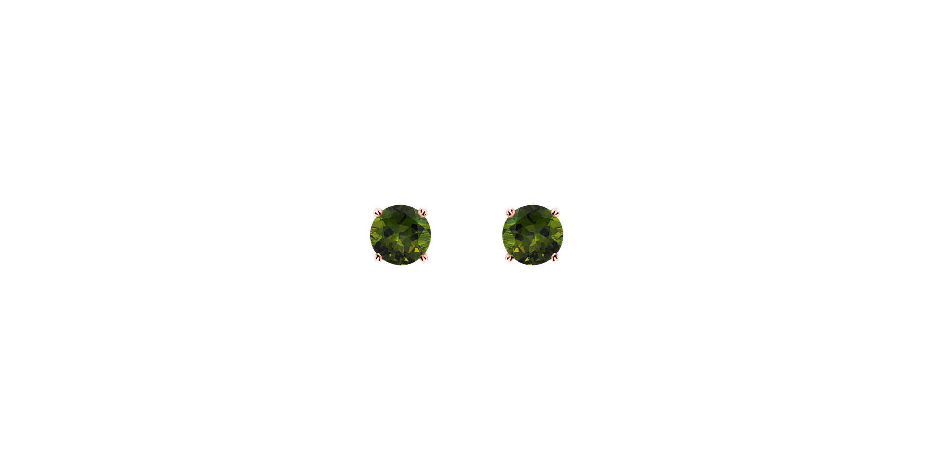 Náušnice s turmalínom Orbs