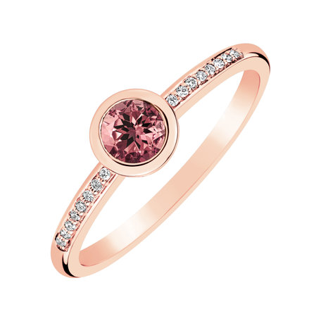 Prsteň s diamantmi a turmalínom Regal Sparkle