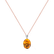 Náhrdelník s diamantem a citrínem Élise2